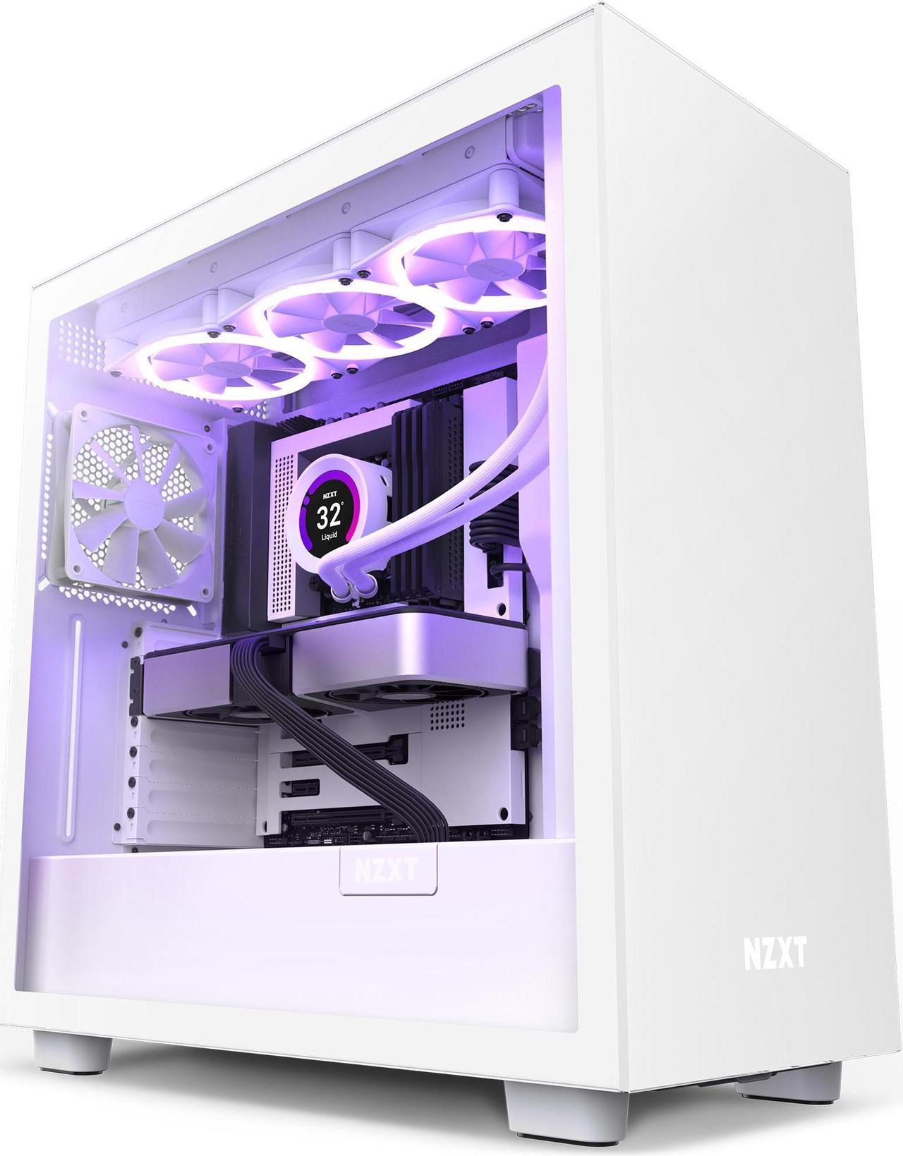 Main image of NZXT Custom Ryzen 7 7700X 32GB RAM 2TB SSD RTX 3070 Windows 11 Tower Desktop PC