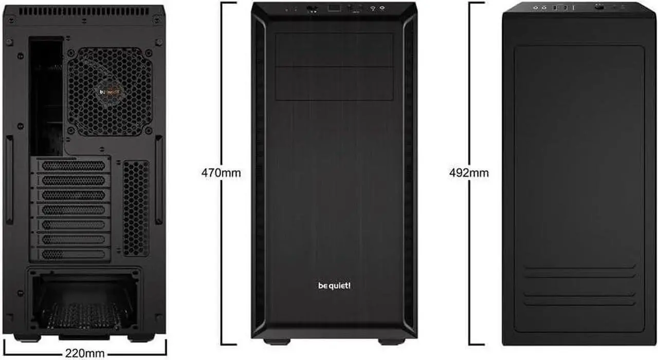 Alt view image 9 of 10 - be quiet! PURE BASE 600 - Black