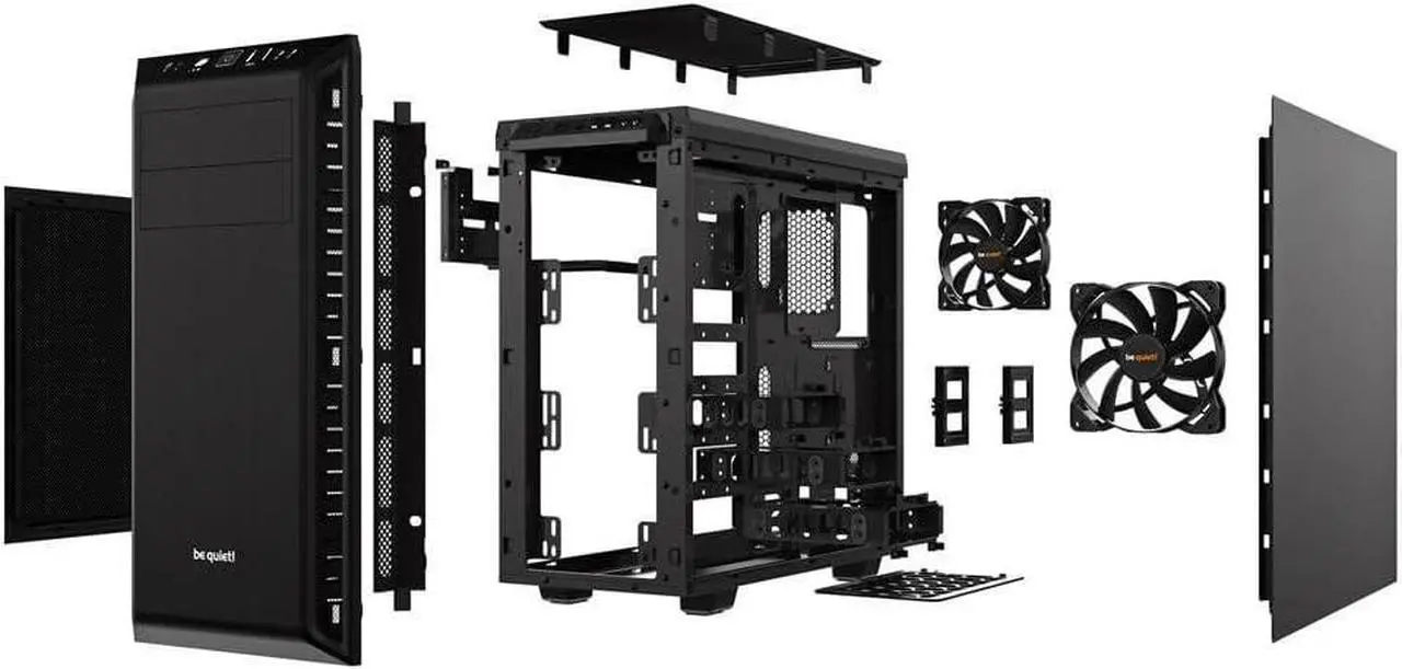 Alt view image 10 of 10 - be quiet! PURE BASE 600 - Black