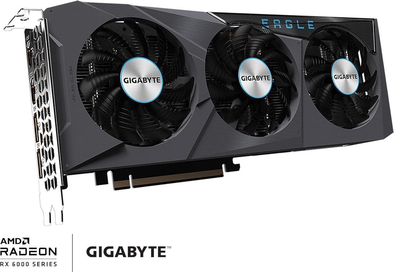 Main image of GIGABYTE Radeon RX 6600 XT Eagle 8GB GDDR6 GV-R66XTEAGLE-8GD Video Graphic Card GPU