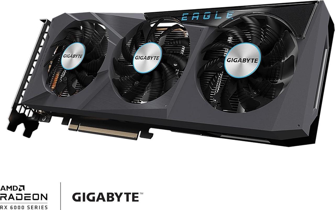 Alt view image 2 of 4 - GIGABYTE Radeon RX 6600 XT Eagle 8GB GDDR6 GV-R66XTEAGLE-8GD Video Graphic Card GPU