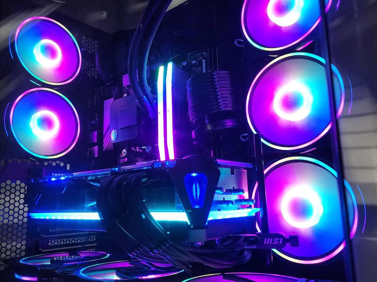 Alt view image 2 of 7 - Gaming PC Ryzen 7 7800X3D 32GB RAM 1TB SSD RX 7900 XTX 24GB Windows 11 Computer