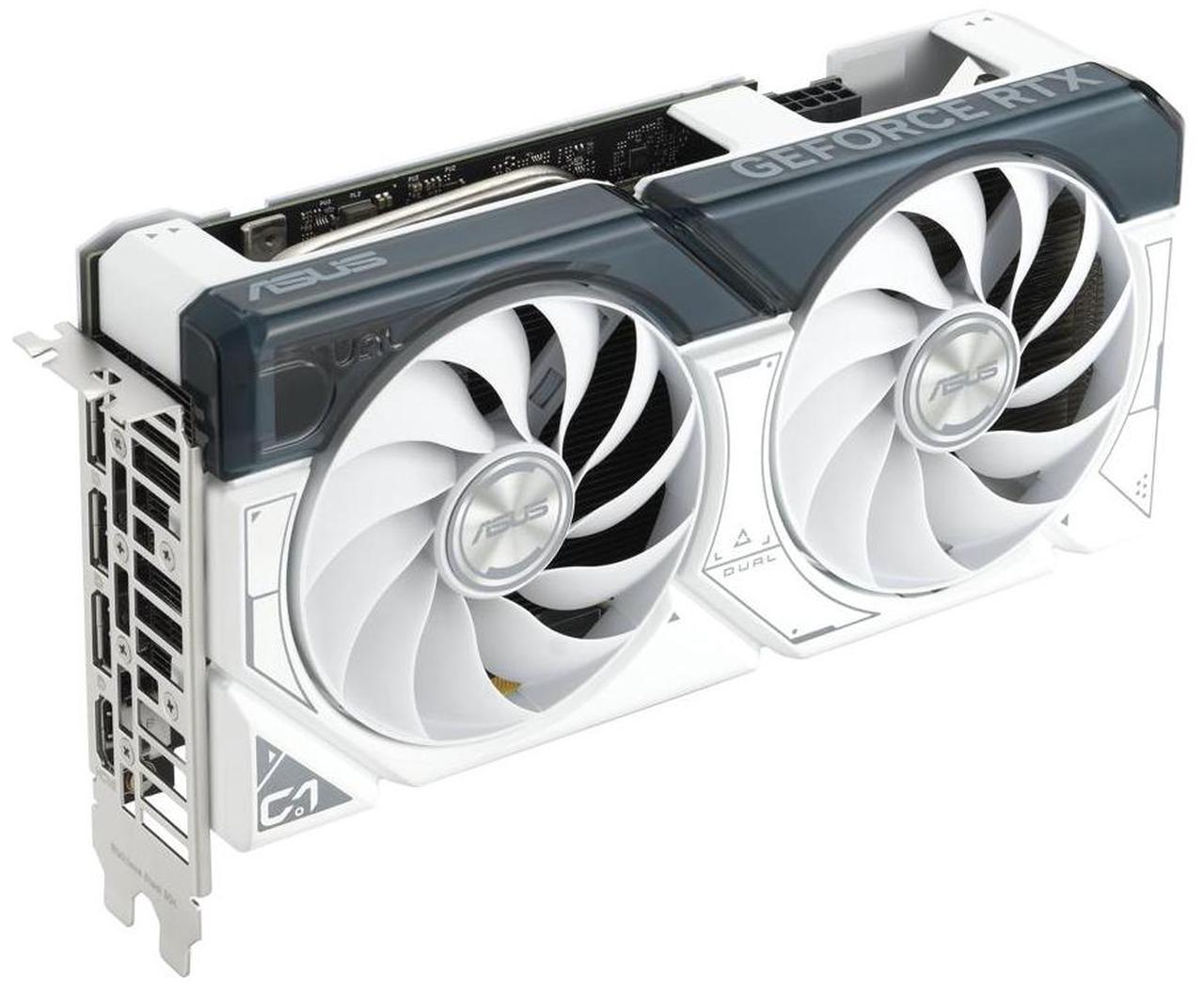 Alt view image 2 of 4 - ASUS GeForce RTX 4060 Ti 8GB Dual White OC GDDR6 Video Graphics Card GPU
