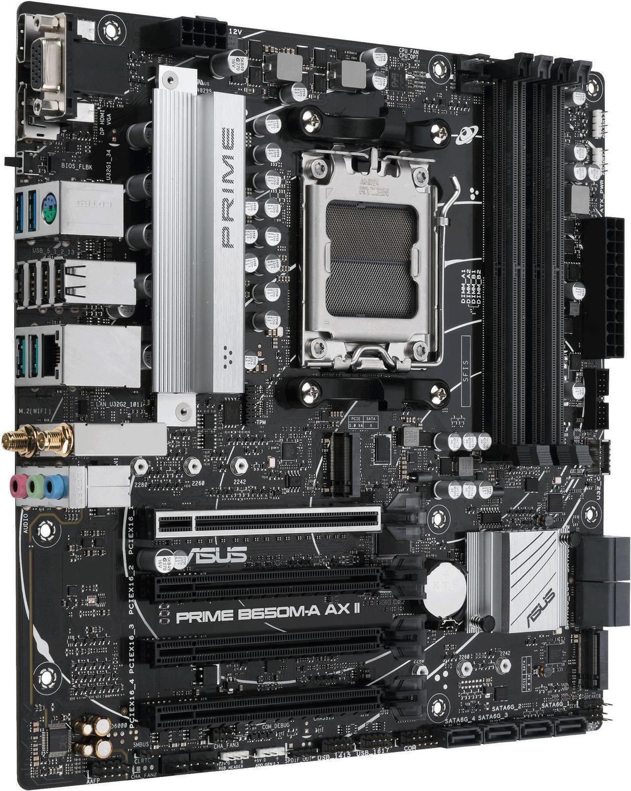 Alt view image 2 of 3 - ASUS PRIME B650M-A AX II PRIME B650M-A AX II Motherboards AMD
