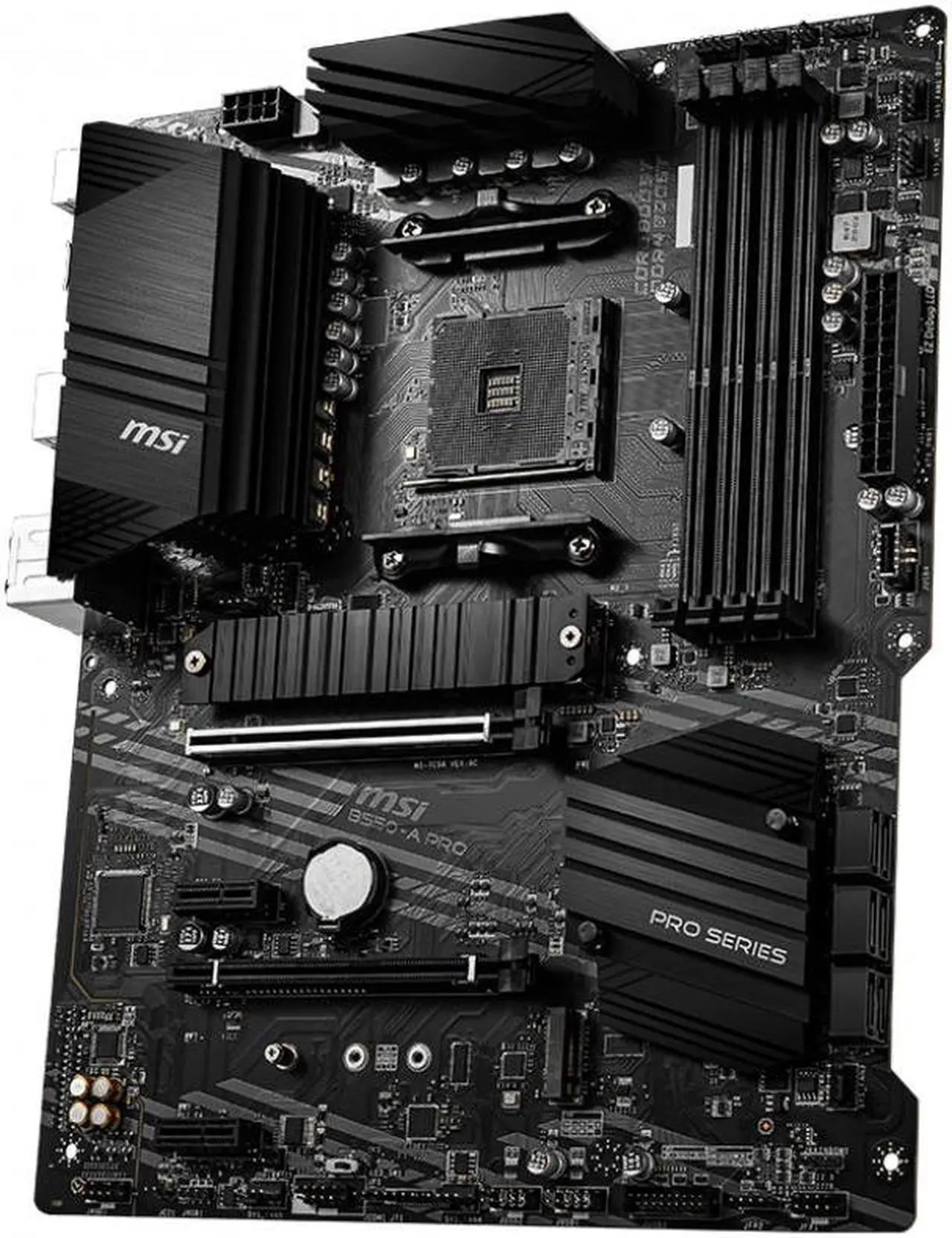 Alt view image 2 of 8 - MSI B550-A PRO AMD Socket B550 AM4 ATX M.2 Desktop Motherboard A