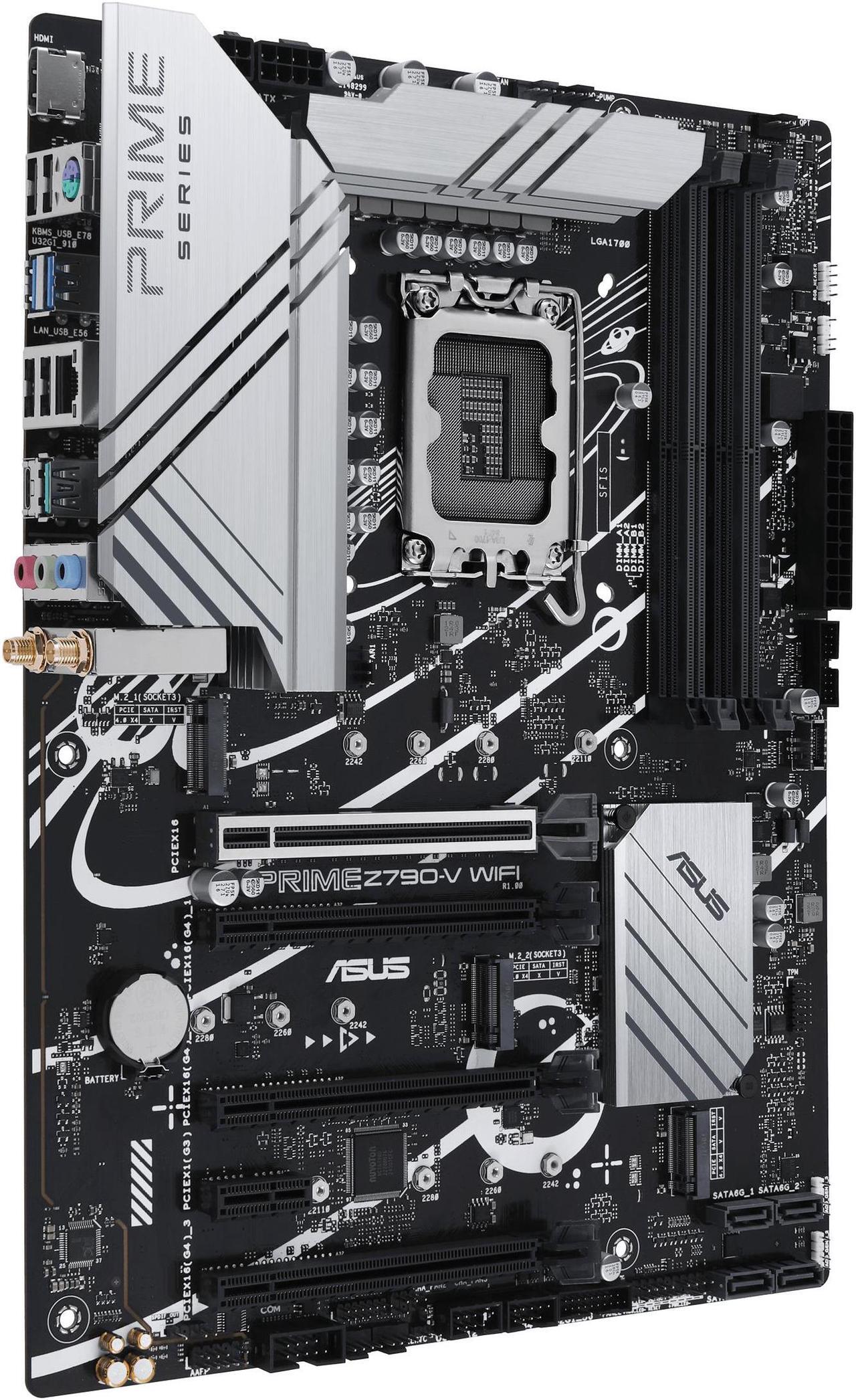 Alt view image 2 of 4 - ASUS PRIME Z790-V WIFI Intel Z790 LGA 1700 ATX Desktop Motherboard