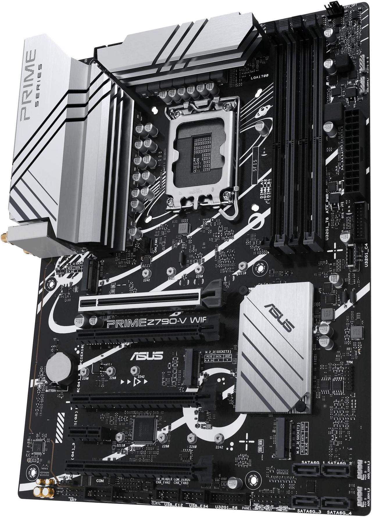 Alt view image 3 of 4 - ASUS PRIME Z790-V WIFI Intel Z790 LGA 1700 ATX Desktop Motherboard