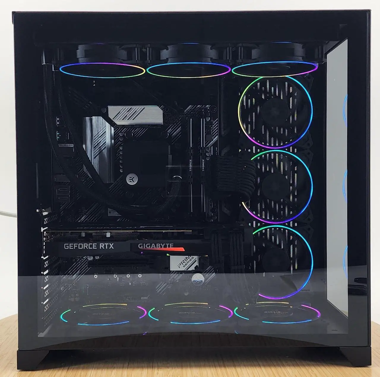 Alt view image 4 of 7 - Gaming PC Ryzen 7 3700X 32GB RAM 1TB SSD RTX 3070 8GB Windows 11 Computer