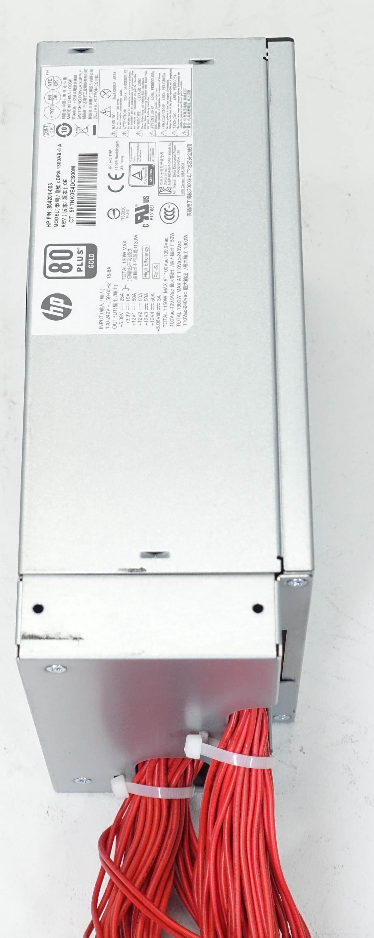 Alt view image 3 of 4 - HP Omen X 1300w ATX E-Star Gold 854201-003 Non Modular Power Supply PSU