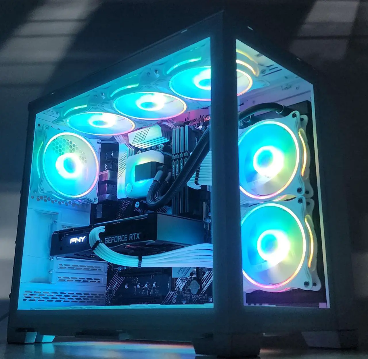 Alt view image 3 of 7 - Gaming PC Ryzen 7 3700X 32GB RAM 1TB SSD RTX 3060 8GB Windows 11 Computer
