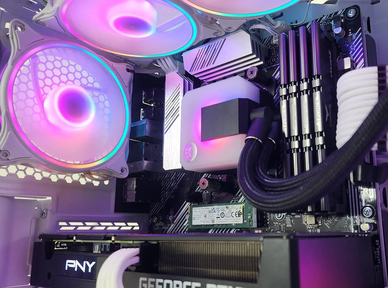 Alt view image 2 of 7 - Gaming PC Ryzen 7 3700X 32GB RAM 1TB SSD RTX 3060 8GB Windows 11 Computer