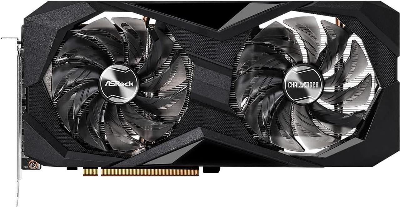 Alt view image 3 of 5 - ASRock Radeon RX 6600 Challenger D 8GB GDDR6 PCI Express 4.0 Video Card RX6600 CLD 8G