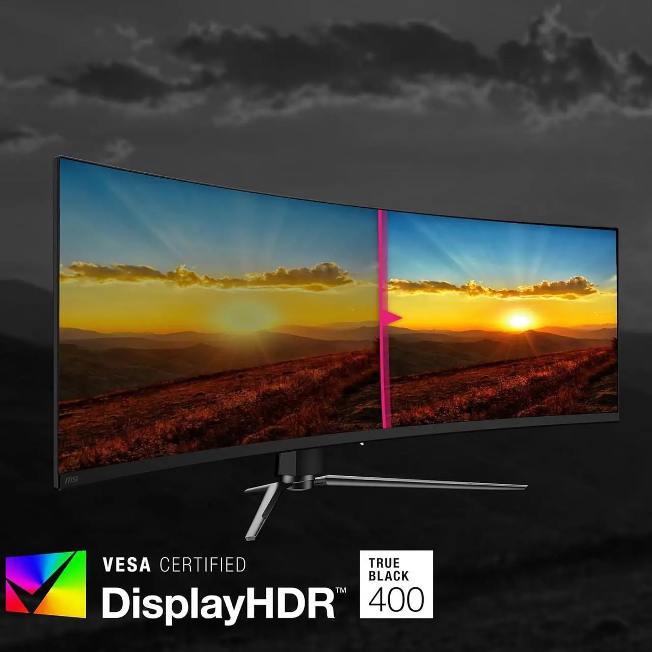 Alt view image 4 of 4 - MSI MPG 491CQP QD-OLED QD-OLED 49 in 144 Hz 5120 x 1440 Curved (Gaming Monitor)