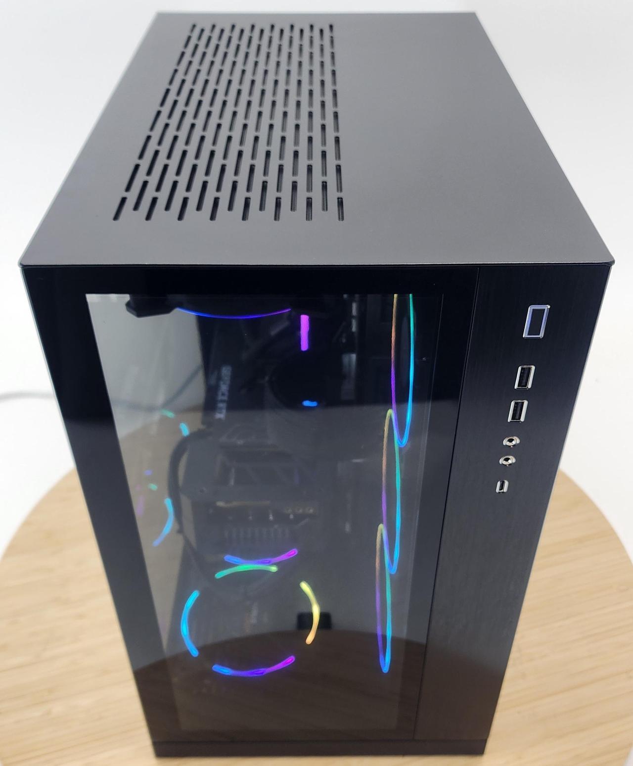 Alt view image 5 of 7 - Gaming PC i9-14900K 32GB RAM 2TB SSD RTX 4070 Ti 12GB Windows 11 Computer