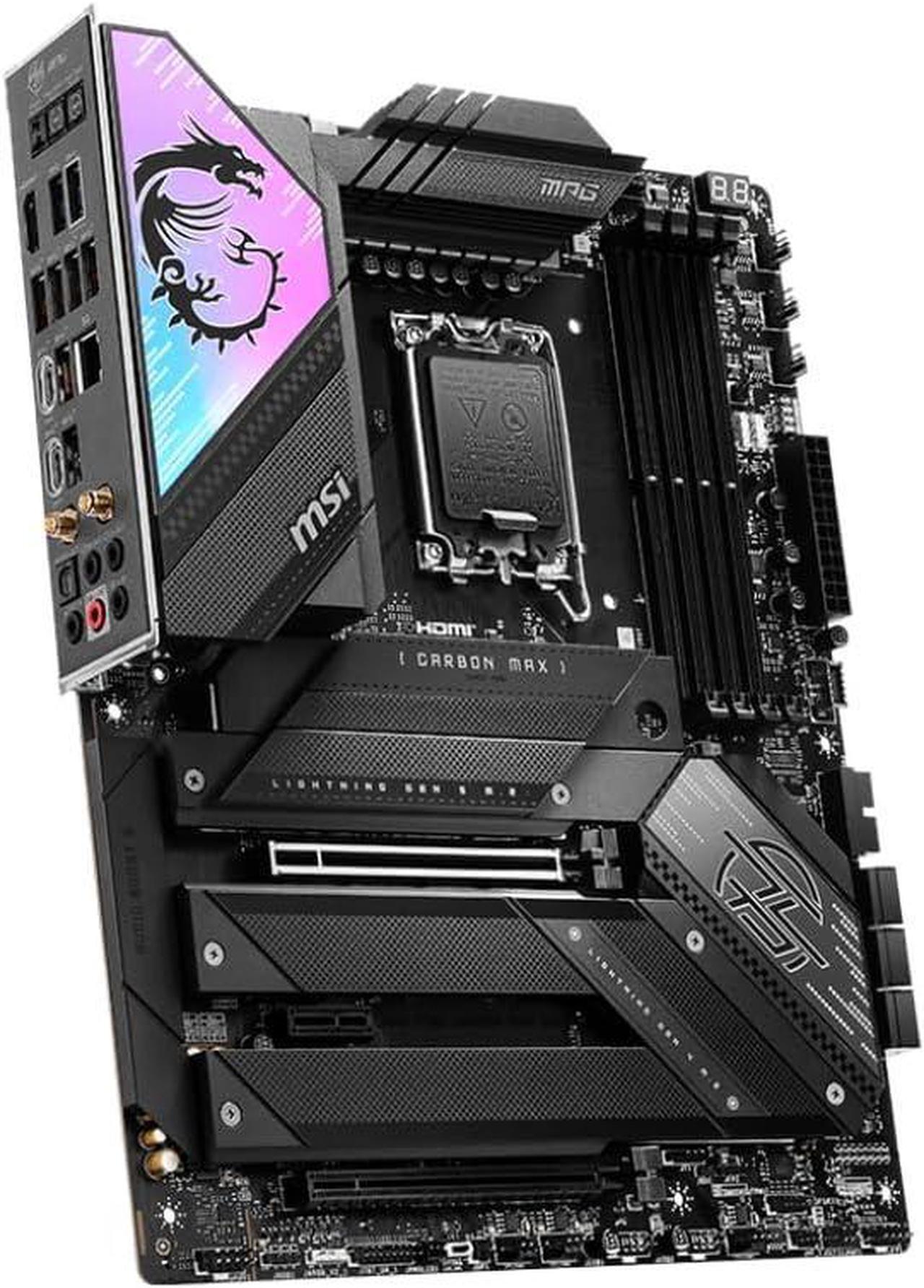Alt view image 3 of 4 - MSI MPG Z790 CARBON MAX WIFI II Intel LGA 1700 ATX Desktop Motherboard