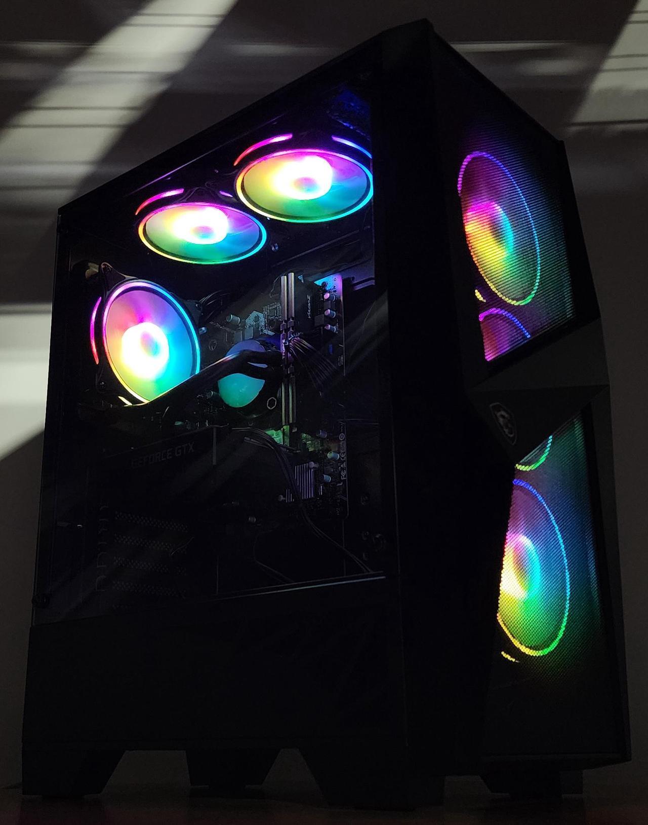 Alt view image 3 of 7 - Gaming PC i5-10400 16GB RAM 500GB SSD GTX 1660 SUPER 6GB Windows 11 Computer