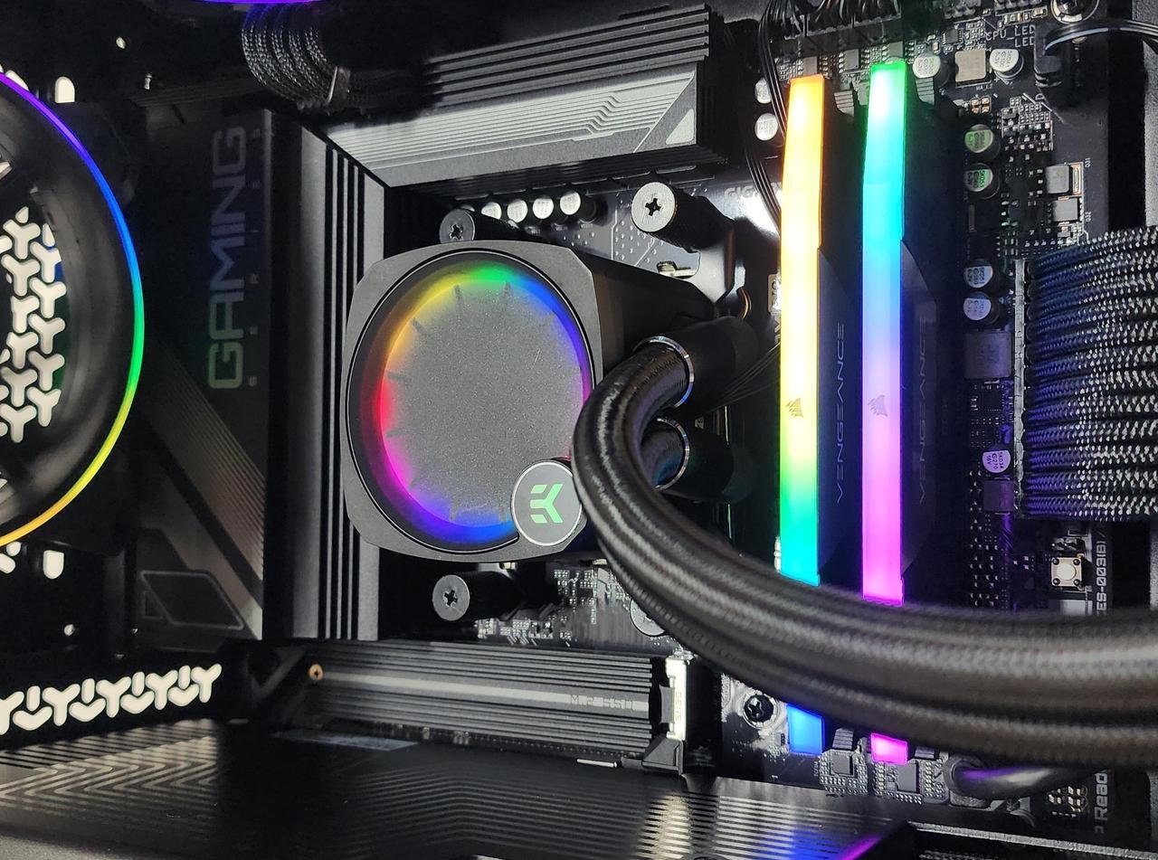 Alt view image 3 of 7 - Gaming PC Ryzen 7 7800X3D 48GB RAM 2TB SSD RX 9070 XT 16GB Windows 11 Computer