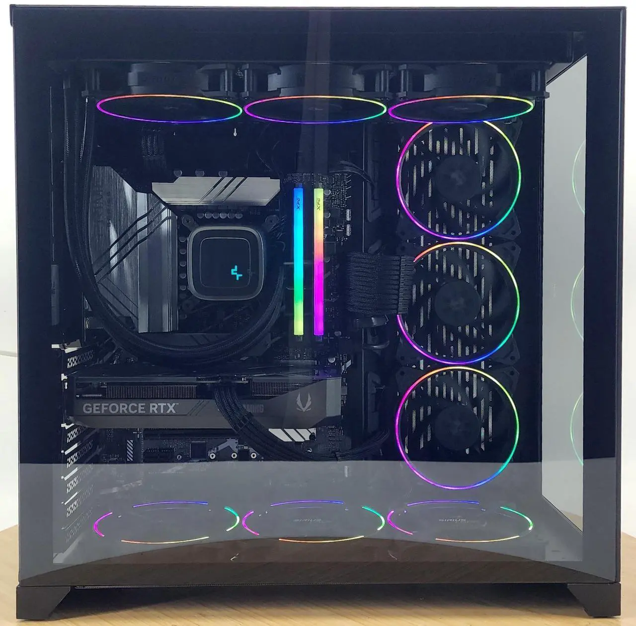 Alt view image 4 of 7 - Gaming PC i9-14900K 32GB RAM 1TB SSD RTX 5060 Ti  16GB Windows 11 Computer