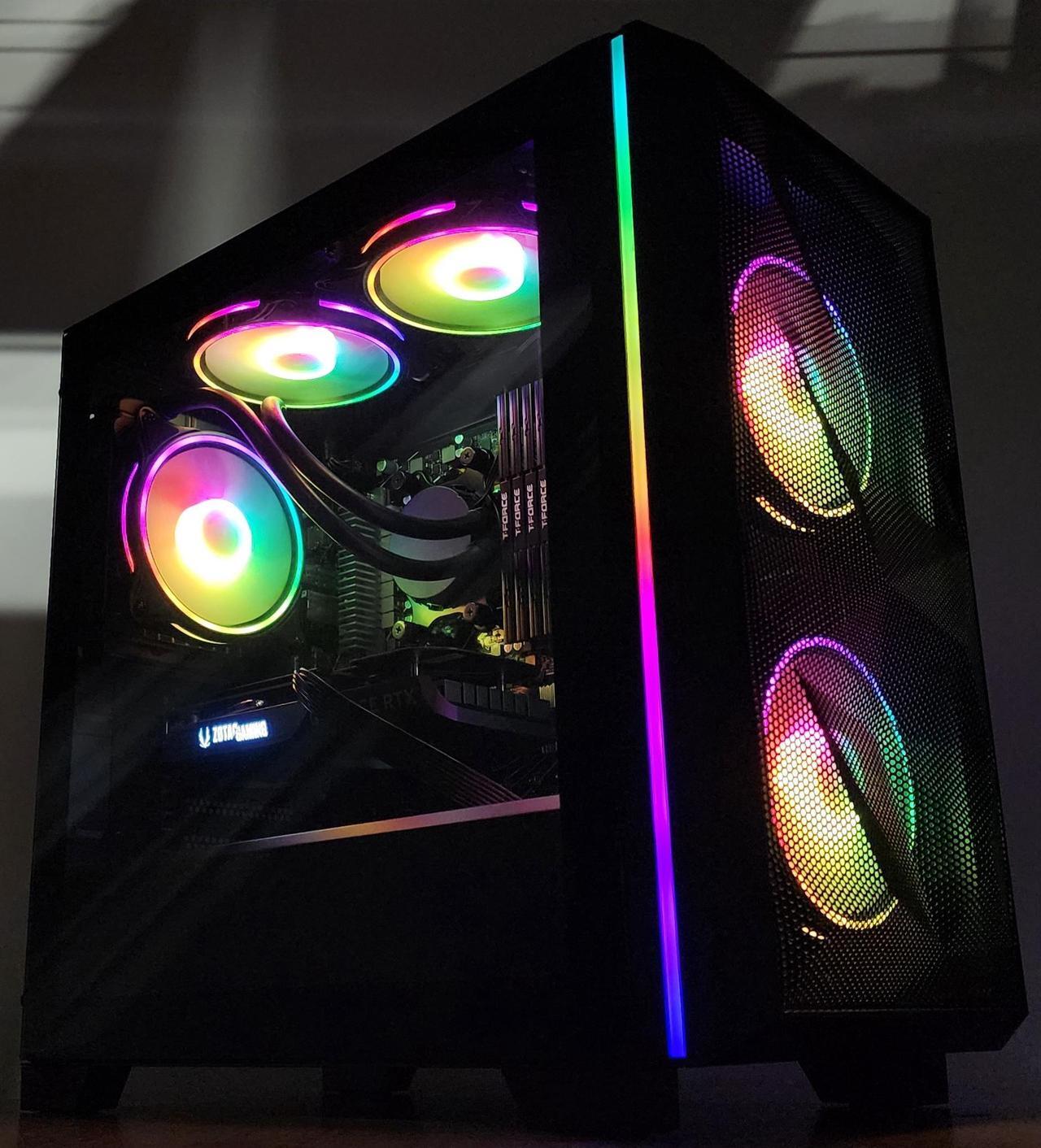 Alt view image 3 of 7 - Gaming PC Ryzen 5 8400F 32GB RAM 1TB SSD RTX 4060 8GB Windows 11 Computer