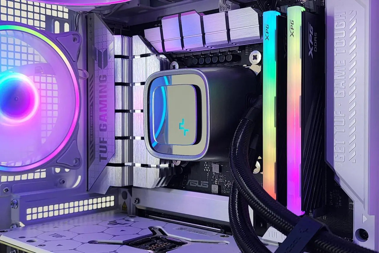 Alt view image 2 of 7 - Gaming PC i9-14900K 32GB RAM 1TB SSD RTX 4070 Ti SUPER 16GB Windows 11 Computer