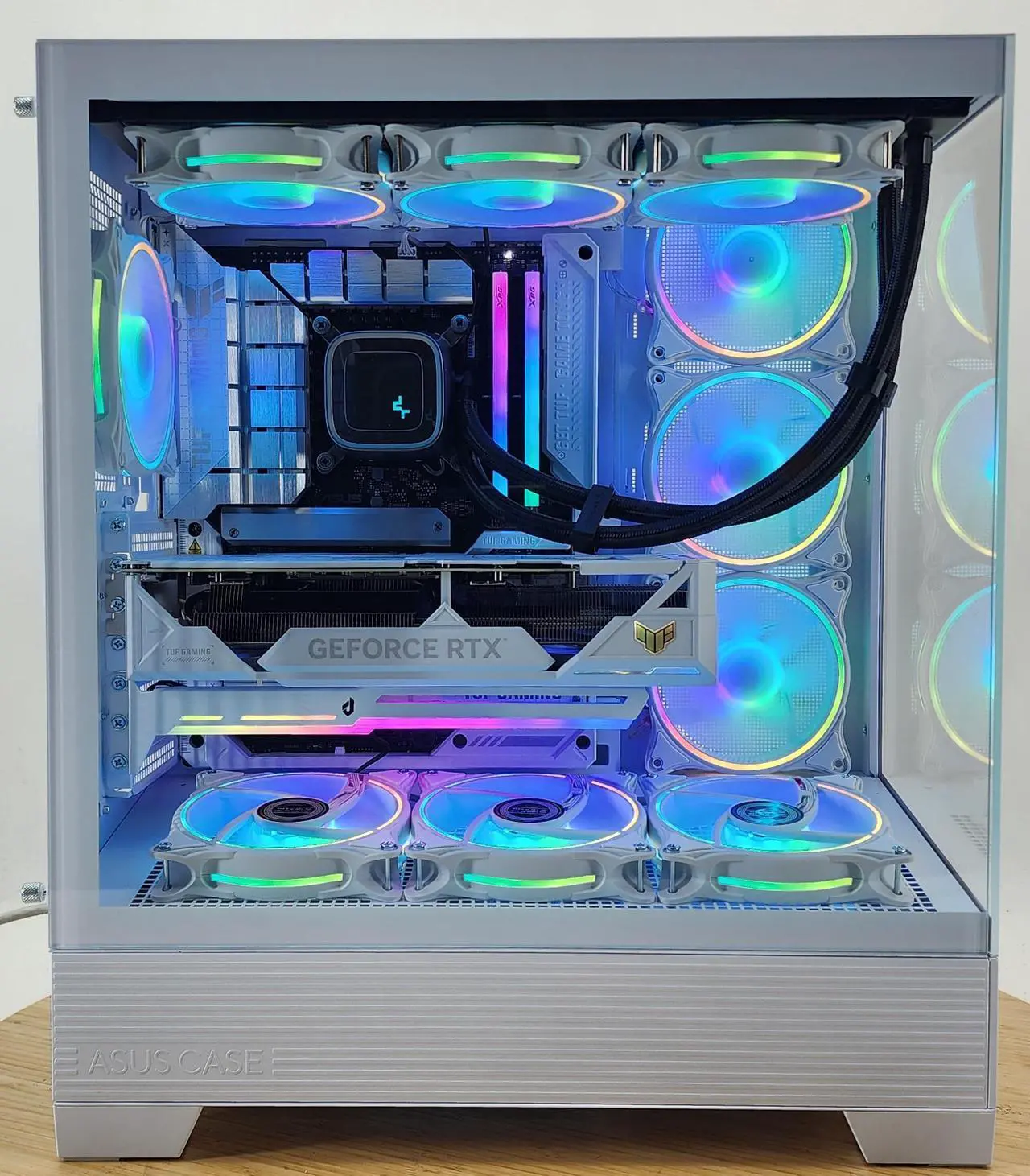 Alt view image 4 of 7 - Gaming PC i9-14900K 32GB RAM 1TB SSD RTX 4070 Ti SUPER 16GB Windows 11 Computer