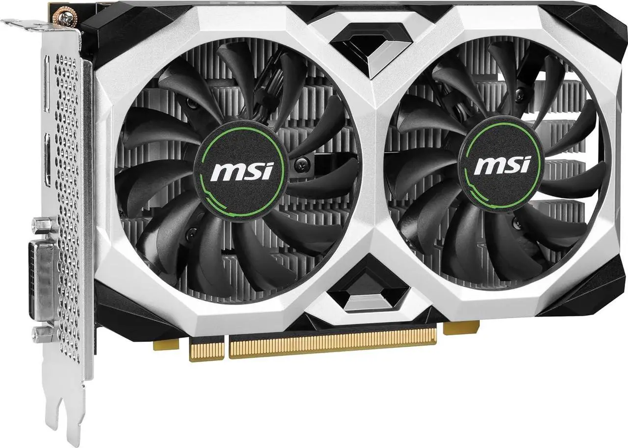Alt view image 7 of 8 - MSI Ventus GeForce GTX 1650 4GB GDDR6 PCI Express 3.0 x16 ATX Video Card GTX 1650 D6 Ventus XS OCV3