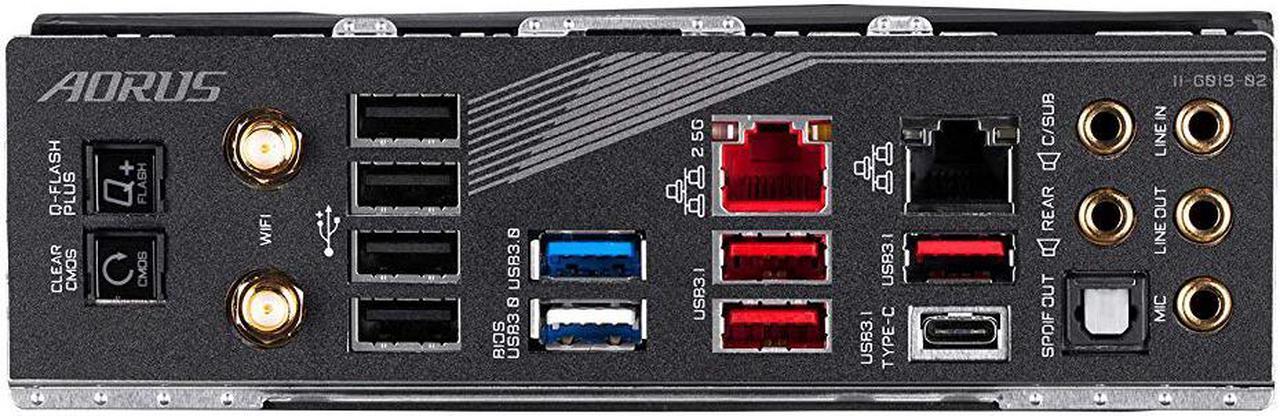 Alt view image 4 of 5 - Gigabyte X570 AORUS MASTER AMD Socket X570 AM4 ATX M.2 Desktop Motherboard