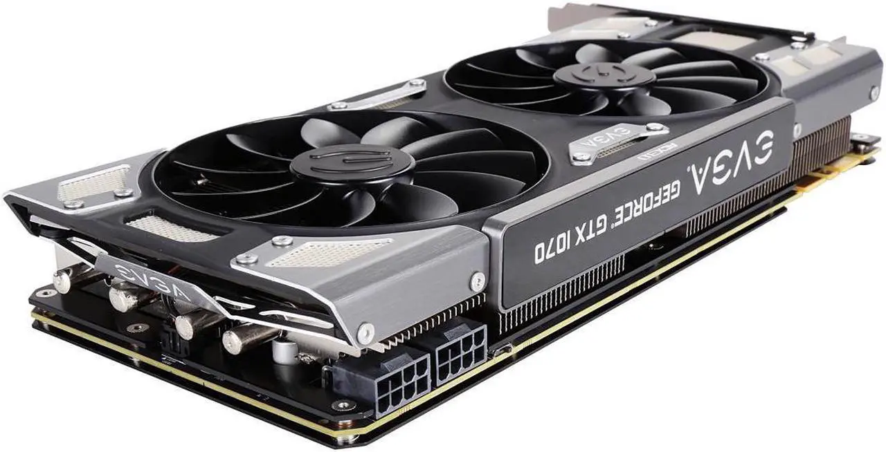 Alt view image 4 of 5 - EVGA GeForce GTX 1070 8GB ACX 3 Black Edition LED GDDR5 Video Graphics Card GPU