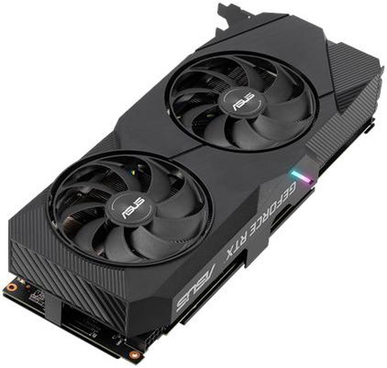 Alt view image 3 of 5 - ASUS GeForce RTX 2060 SUPER EVO 8GB OC V2 LED GDDR6 Video Graphics Card GPU DUAL-RTX2060S-O8G-EVO-V2