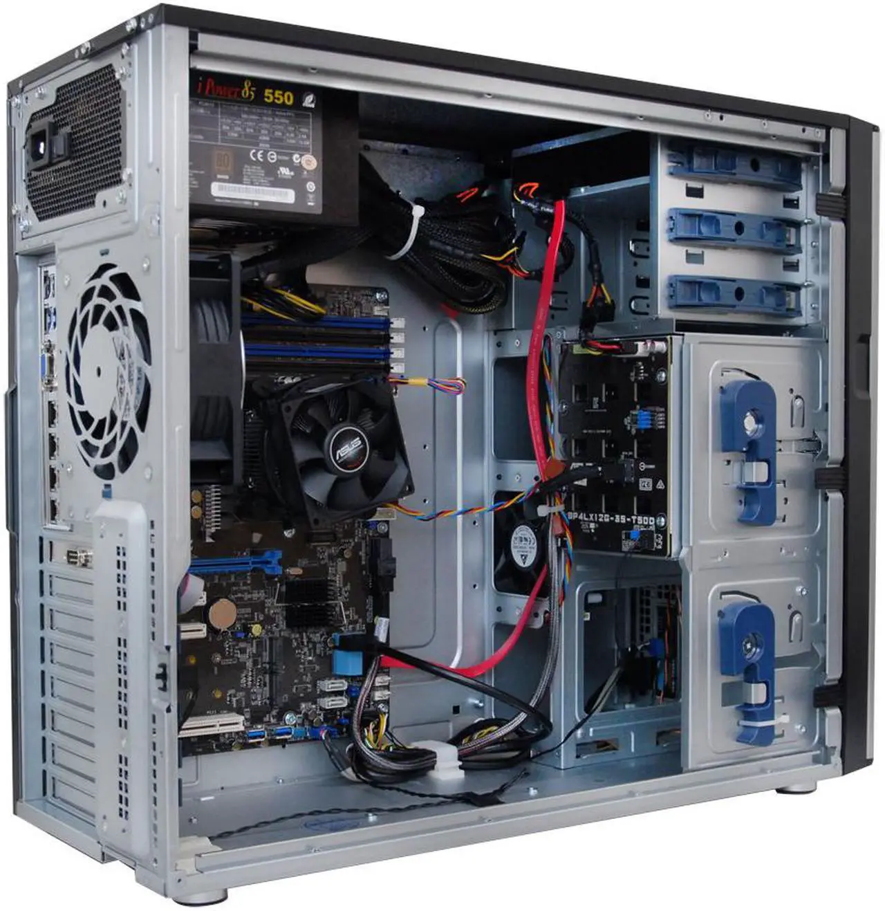 Alt view image 3 of 5 - ASUS TS300-E9-PS4 1x LGA1151 C236 No CPU RAM STORAGE Tower Server Barebones PC