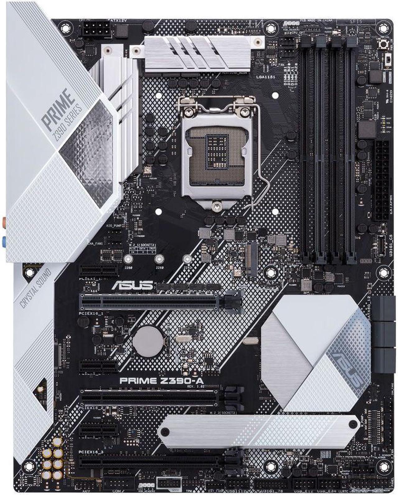 Main image of Asus PRIME Z390-A Intel Z390 1151 LGA ATX M.2 Desktop Motherboard B