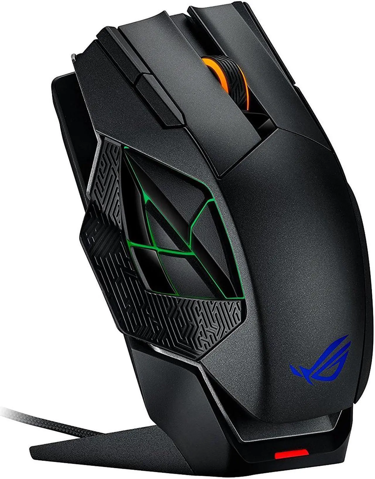 Alt view image 3 of 5 - ASUS ROG Spatha RGB Wireless/Wired Laser Gaming Mouse (ROG Spatha Gaming Mouse)