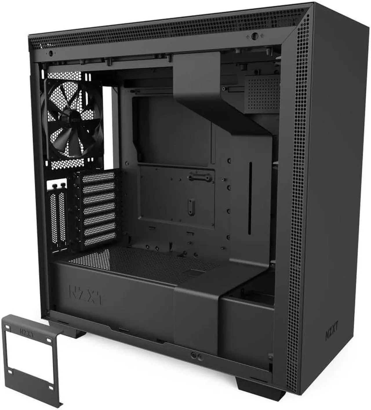 Alt view image 5 of 7 - NZXT H710i Black RGB ATX Mid Mid Tower Case Tempered Glass Desktop Computer Case