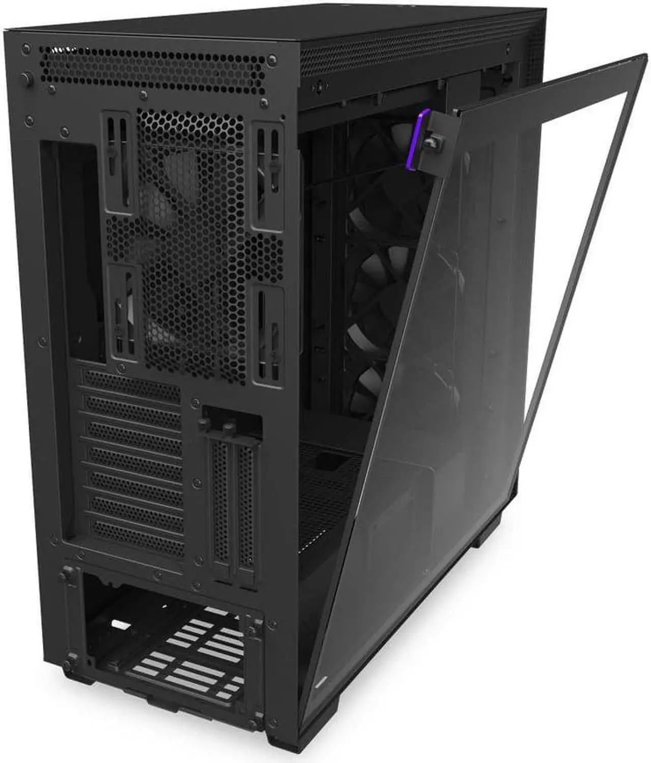 Alt view image 3 of 7 - NZXT H710i Black RGB ATX Mid Mid Tower Case Tempered Glass Desktop Computer Case