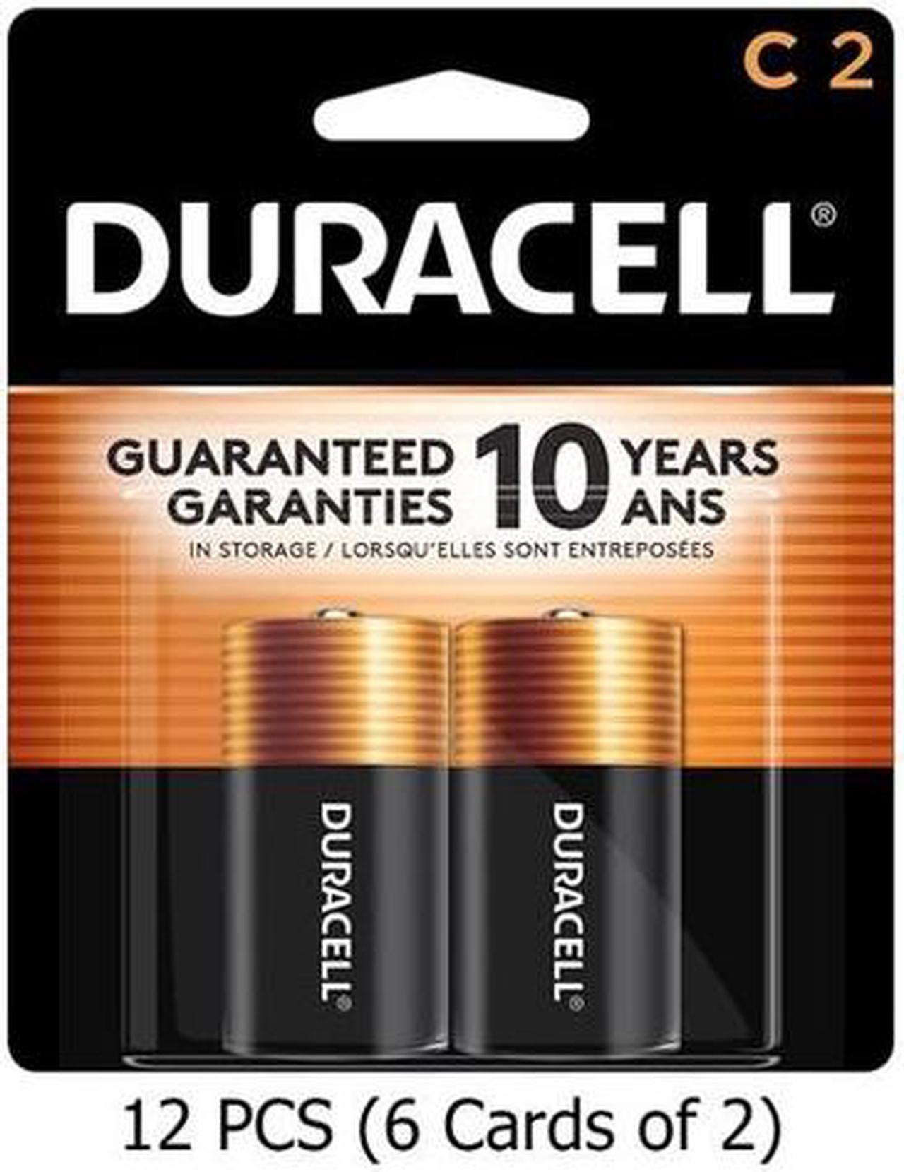 12-Pack C Duracell MN1400B2 Alkaline Batteries (6 Cards of 2)