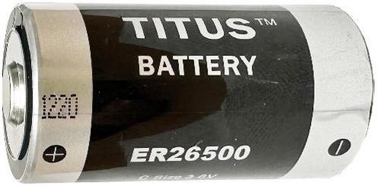 3.6 Volt ER26500 Titus C Primary Lithium Battery (8500 mAh)