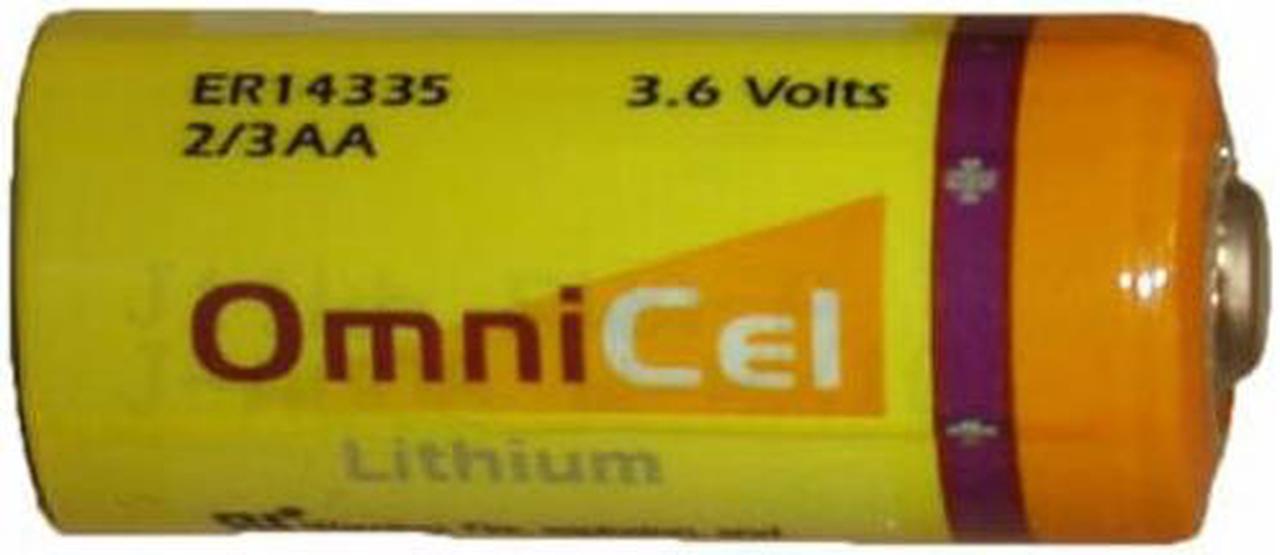 2/3 AA Omnicel 3.6 Volt (ER14335) Primary Lithium Battery (1650 mAh)