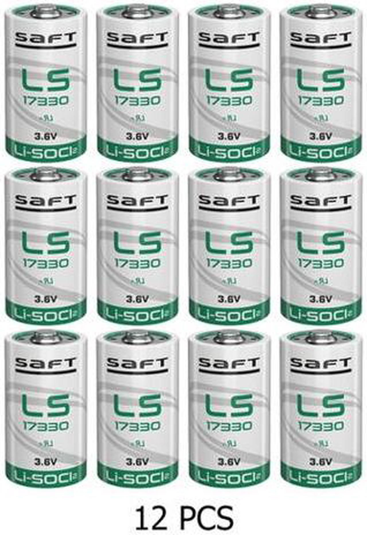 12-Pack SAFT LS17330 (ER17730) 3.6 Volt 2/3 A 2100 mAh Lithium Batteries