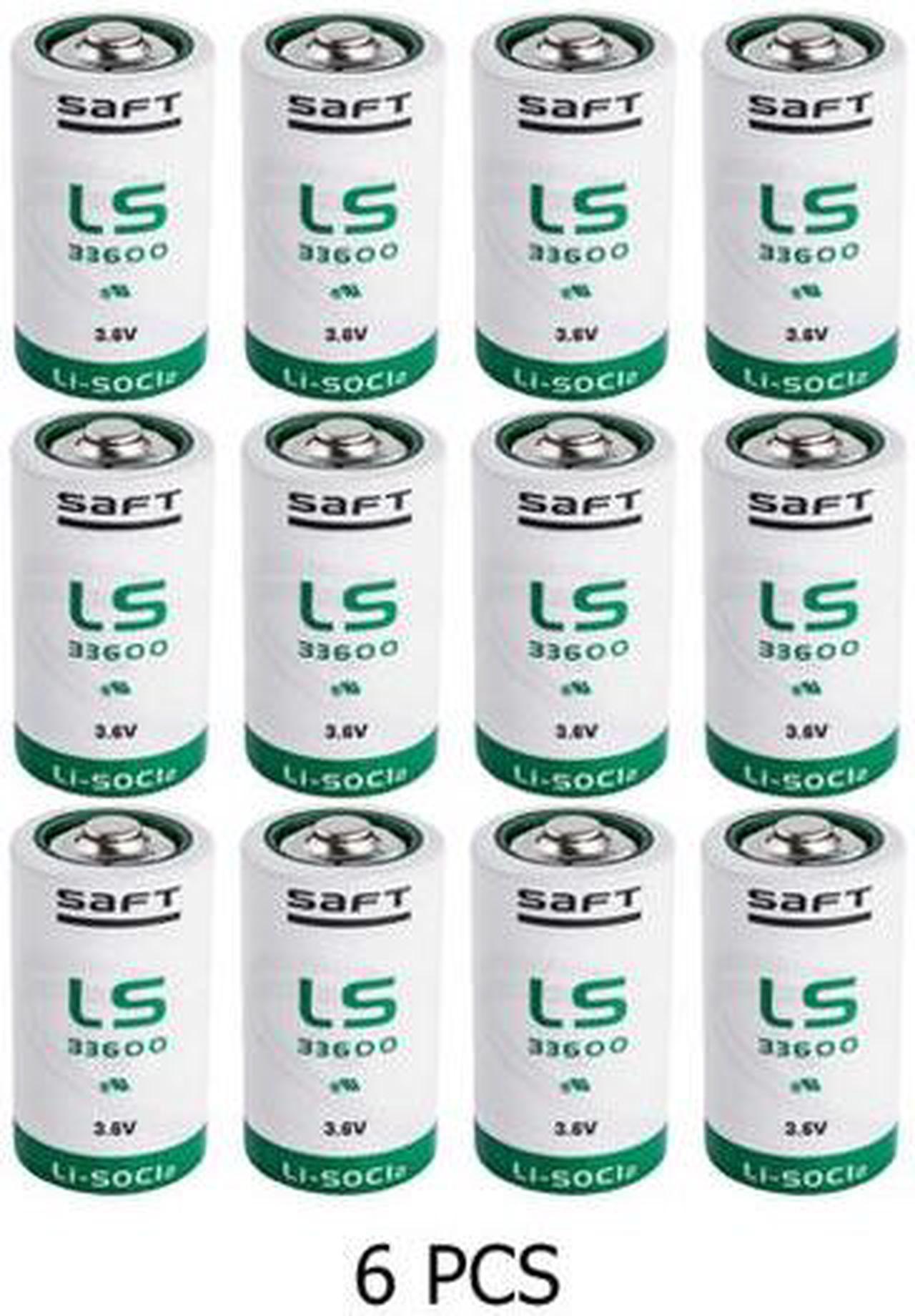 12-Pack Saft LS33600 3.6 Volt D 17000 mAh Lithium Batteries