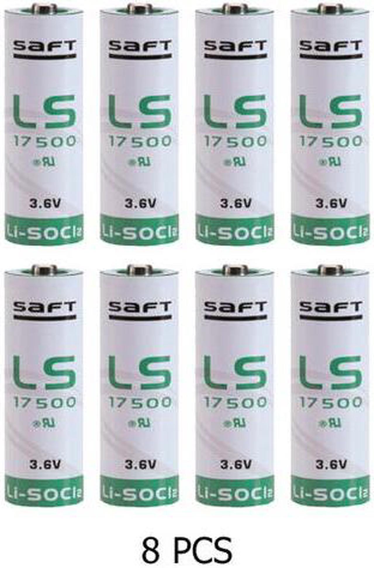 8-Pack SAFT LS17500 (ER17500) 3.6 Volt 3600 mAh A Lithium Batteries