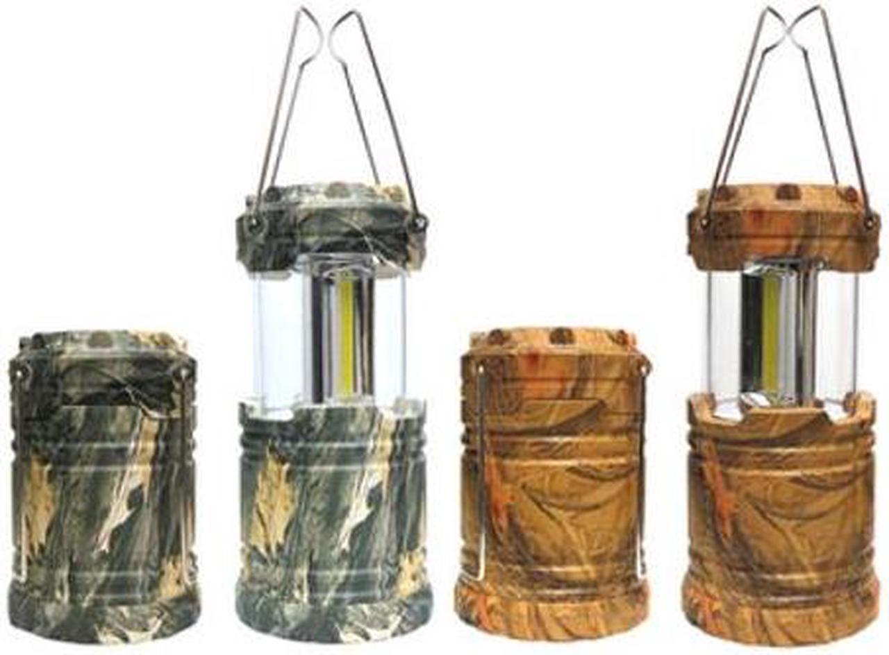 2-Pack Super Bright Pop Up Camping Light (1 x Camo Green 1 x Camo Brown)