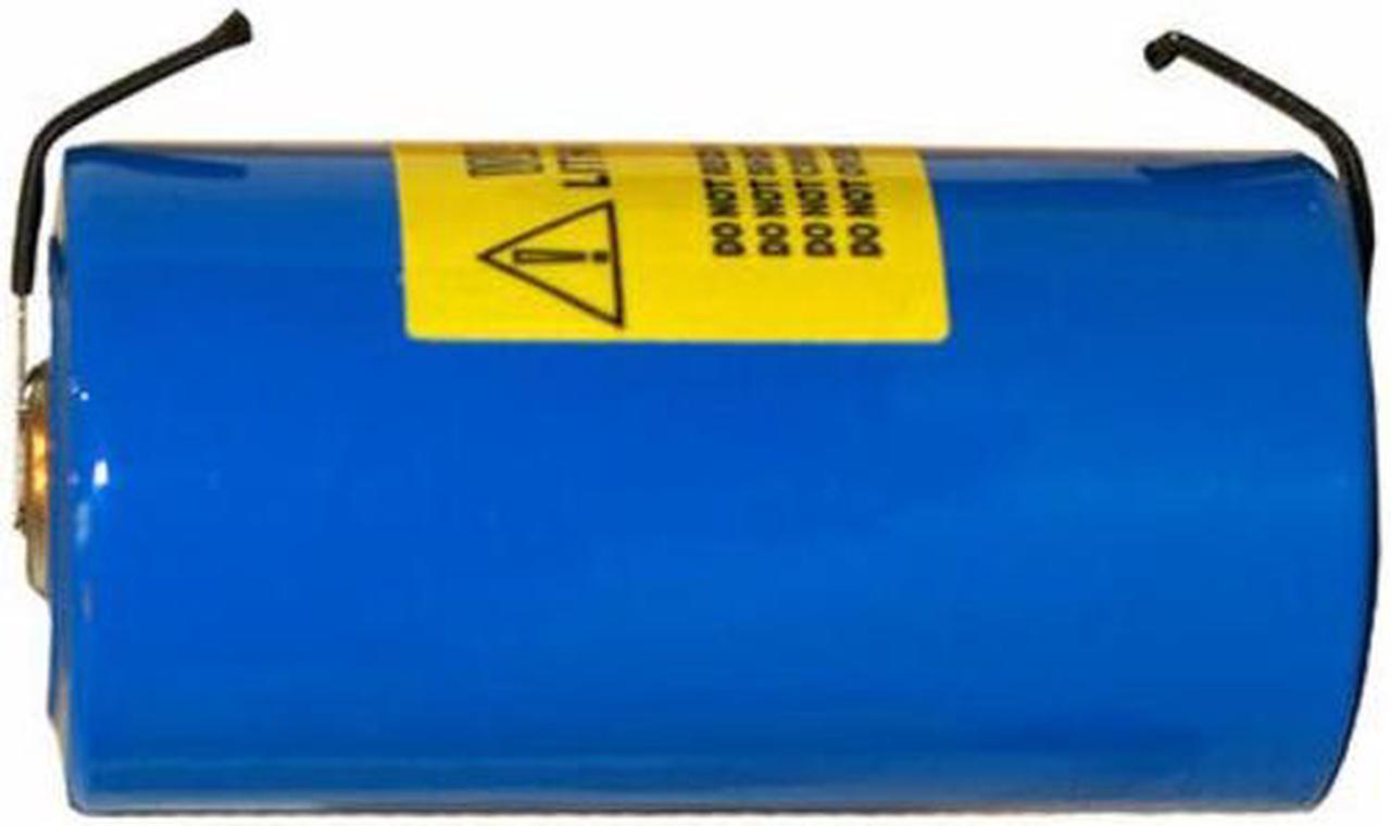 D (ER34615 / SAFT LSH20) 3.6 Volt Primary Lithium Battery with Tabs (19000 mAh)