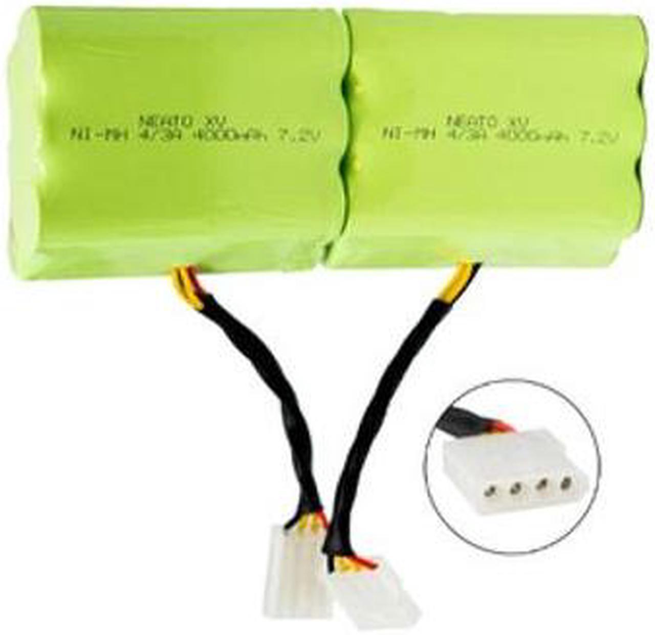 2 x Neato XV 11 7.2 Volt 4000mAh NiMH Replacement Battery Pack