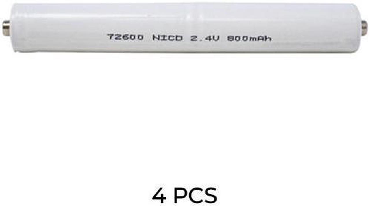 4-Pack Welch Allyn 72600 Replacement 2.5 Volt NiCd Medical Batteries for Welch Allyn Pocket Scope