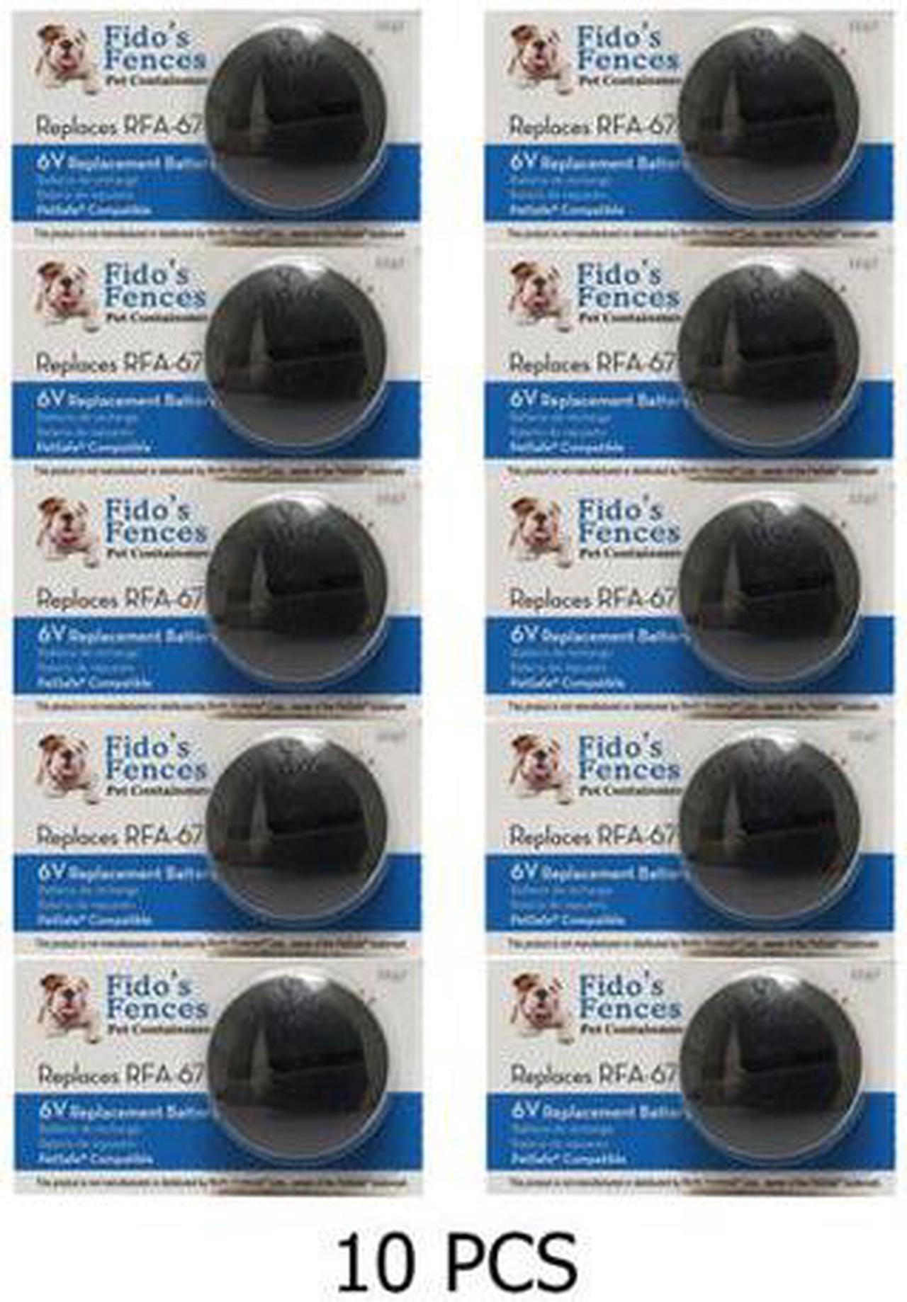 10-Pack RFA-67 PetSafe Compatible Fence & Dog Collar Batteries