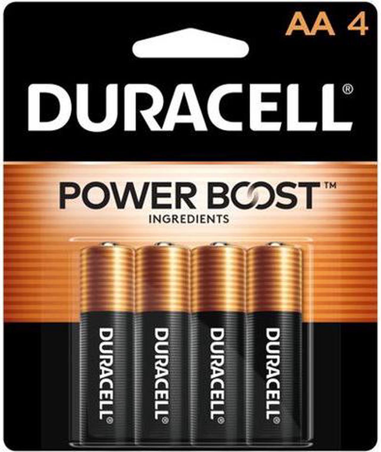 AA Duracell MN1500B4 Alkaline Batteries (4 Card)