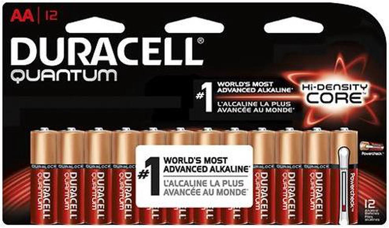 12-Pack AA Duracell Quantum Alkaline Batteries