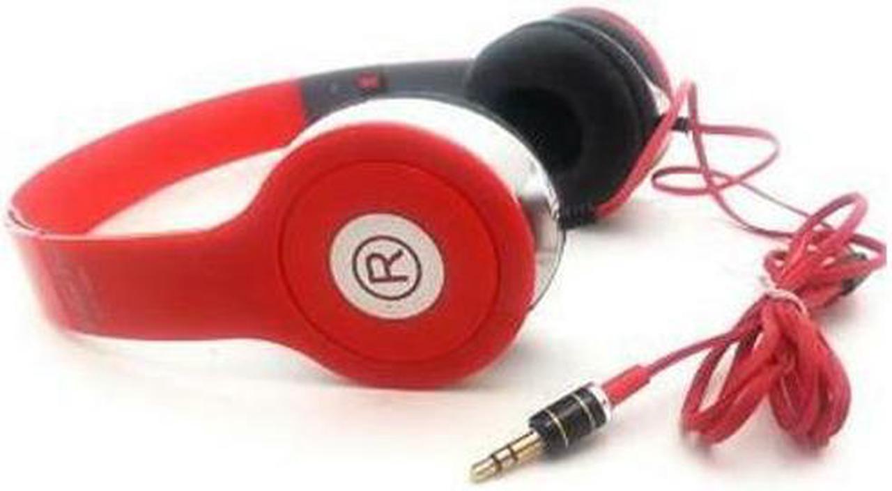 Eclipse Pro EP-2000 Studio Style Dolby Sound Folding Stereo Headphones (Red)