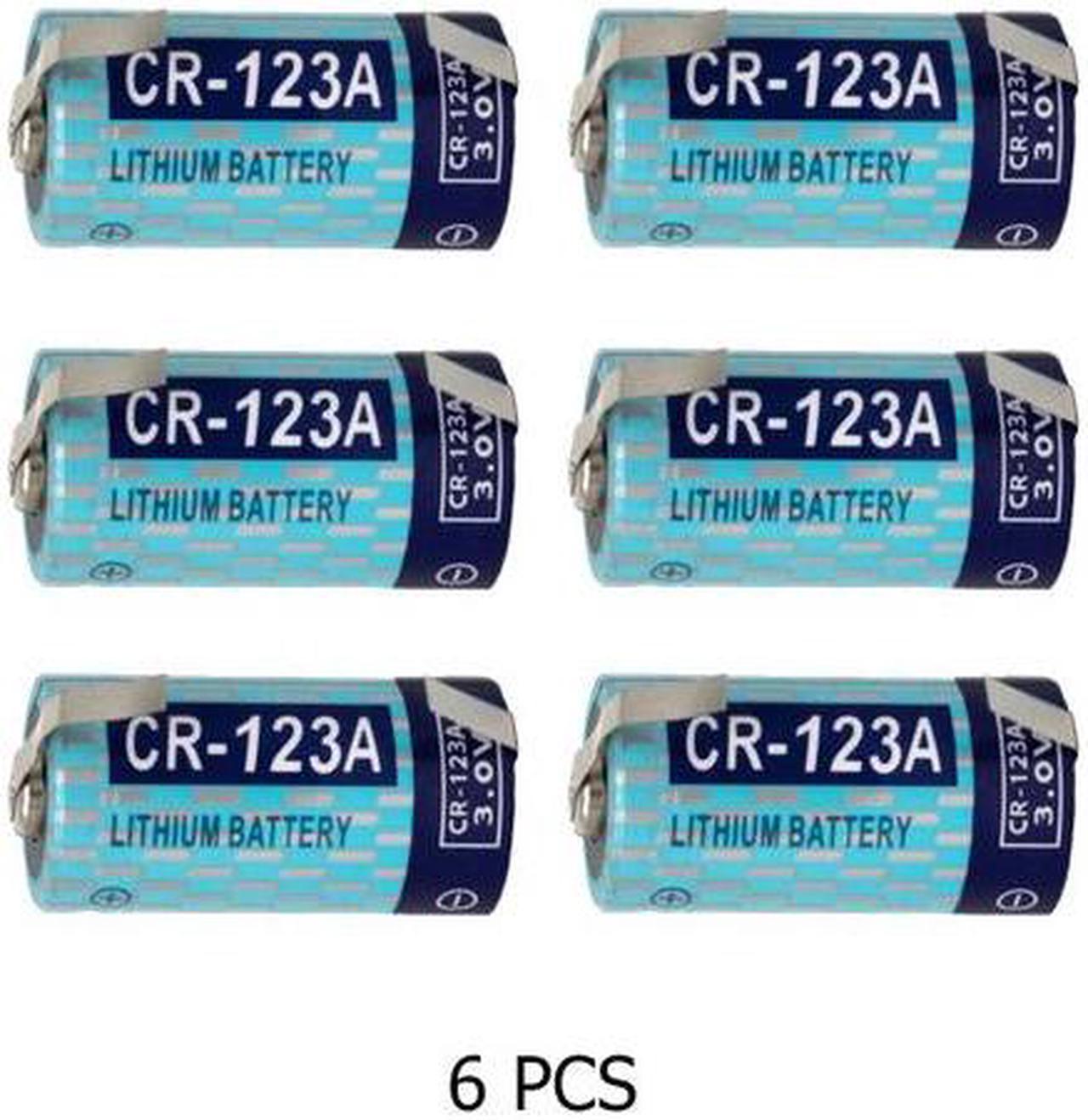 6-Pack Powerizer CR123A 3 Volt Lithium Batteries with Tabs