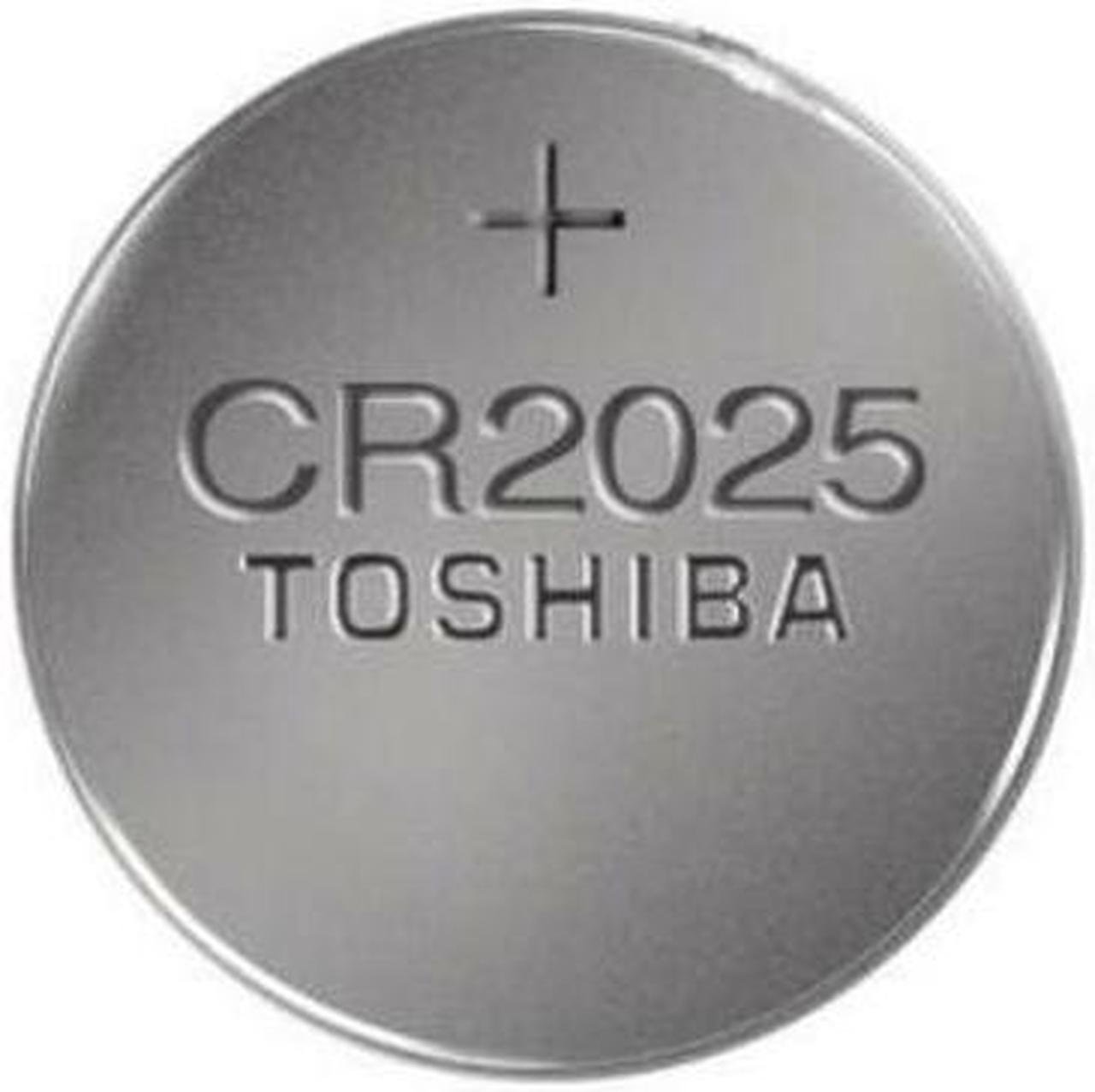 5-Pack CR2025 Toshiba 3 Volt Lithium Coin Cell Batteries